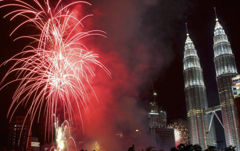 The Best view of Kuala Lumpur's spectacular fireworks show