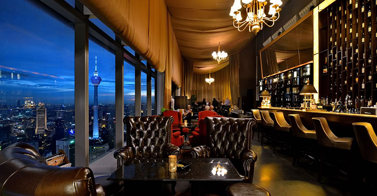 Wine bar in Kuala Lumpur