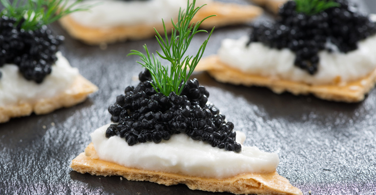 Caviar and Wine Pairing